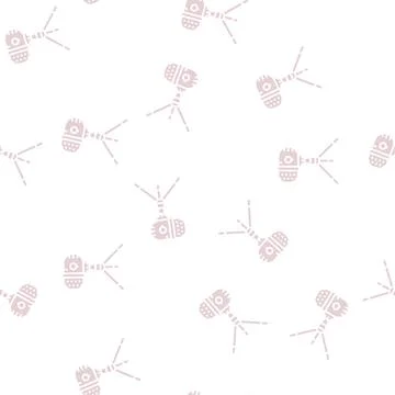 Studio mic microphone glyph seamless pattern Stock Illustration