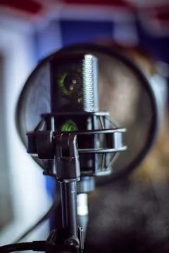 Studio mic Stock Photos