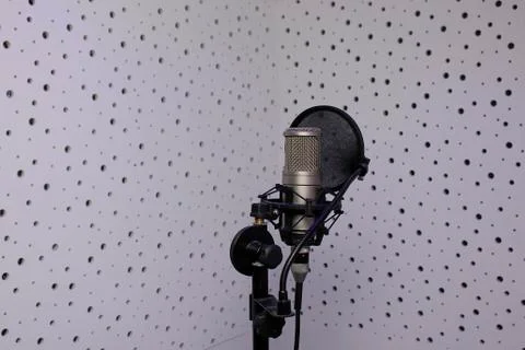 Studio microfone Stockfoto's