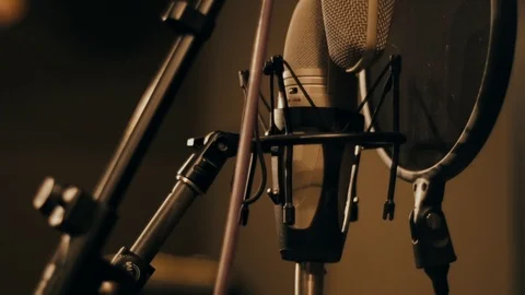 Studio Microphone Stock Footage 120531083