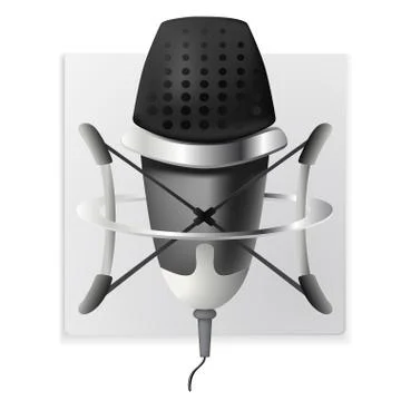 Studio microphone icon Stock Illustration