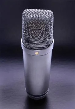 Studio microphone Stock Photos