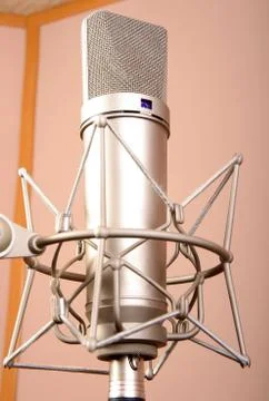 Studio microphone Stock Photos