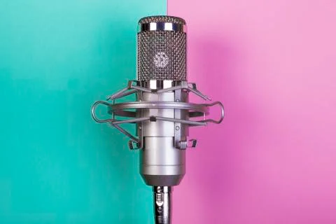 Studio microphone Stock Photos