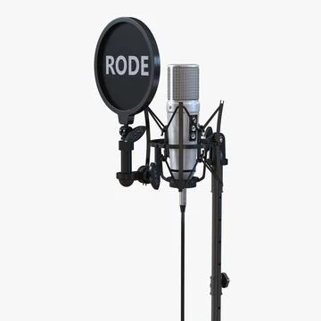 Studio Microphone and Stand PNG Images & PSDs for Download