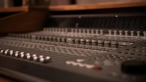 Studio Mixer Close up Foto stock