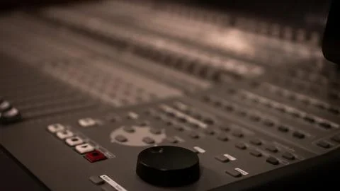 Studio Mixer Close up Foto stock