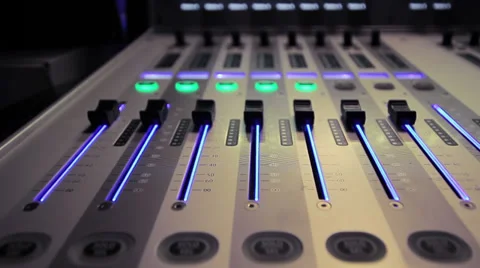 Studio mixer Video stock 33855904