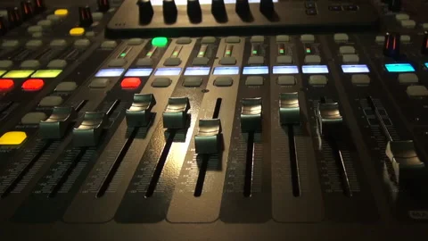 Studio Mixer Stock Footage 165473895