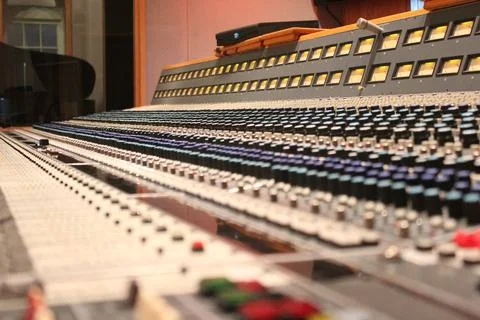 Studio Mixer / Mixing Board 1 Stock-Fotos