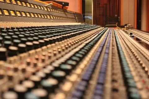 Studio Mixer / Mixing Board 3 Stock-Fotos
