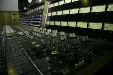 Studio Mixer / Mixing Board 6 Stock-Fotos