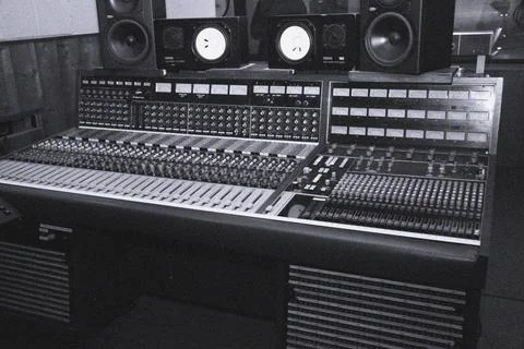 Studio Mixer / Mixing Board 8 Stock-Fotos
