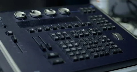 Studio mixer panel Stock Footage 84157523