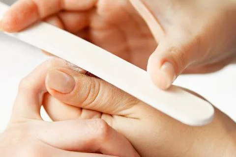 Studio nail Foto stock