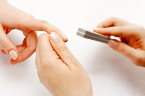 Studio nail Foto stock