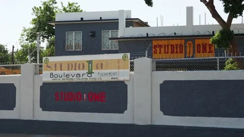 Studio One Recording Studio in Kingston, Jamaica Video stock 139013569
