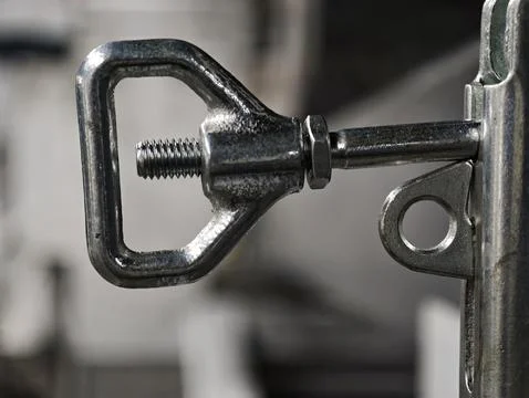 Studio Or Garage Use Adjustable Clamp With Polished Chrome Detail Stock Photos