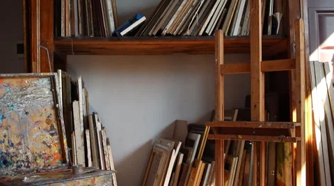 Studio organization Vídeo Stock 59912691