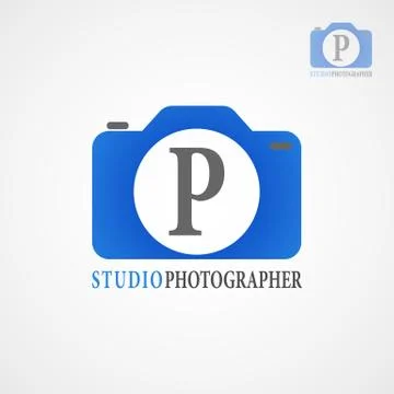 STUDIO PHOTOGRAPHER LOGO 2 Illustrazione stock