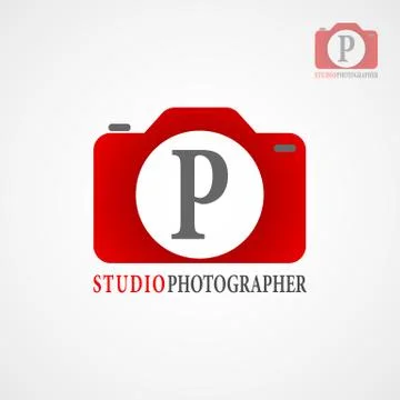 STUDIO PHOTOGRAPHER LOGO Stock Illustration
