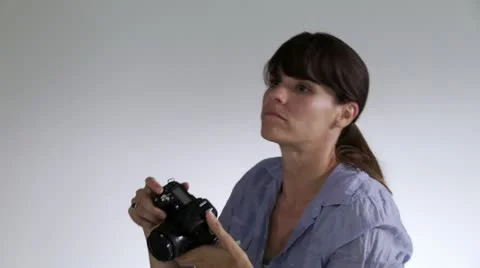 Studio Photographer Working Stock Footage 22776666