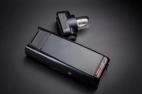 Studio pocket flash and removable head Stock Photos