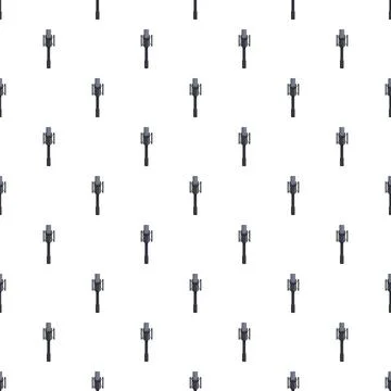 Studio podcast microphone pattern for audio recording Stock Illustration