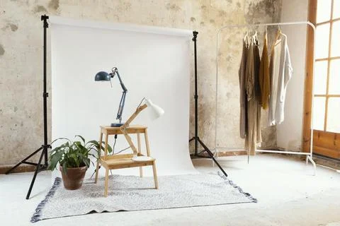 Studio with props graphy Fotos de archivo