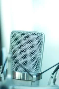 Studio recording voice microphone Stock Photos