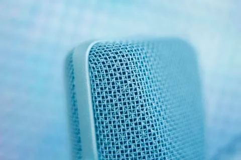 Studio recording voice microphone Stock Photos
