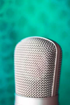 Studio recording voice microphone Foto stock