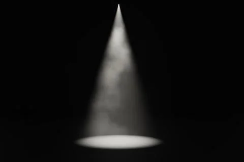 Studio room background with focus spotlights dark gray background with spot.. Stock Illustration