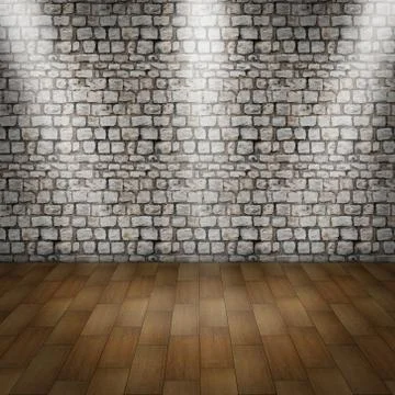 Studio room background Illustrazione stock