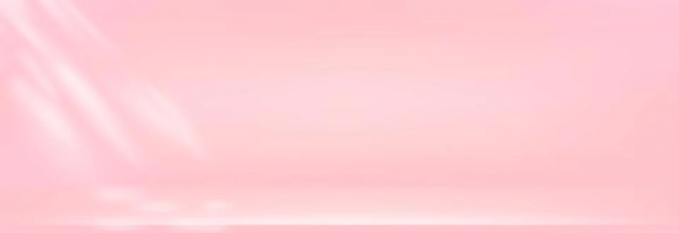 Studio room pink gradient background. Light neutral wall product room. Minimal Stock Illustration