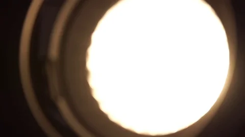 Studio searchlight,Fresnel lens Stock Footage 72714309
