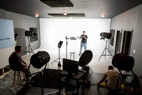 Studio Setup for Commercial Stock Photos
