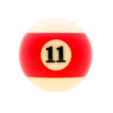 Studio shot of  billiard ball Stock Photos