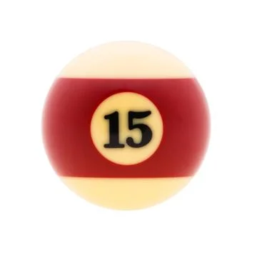 Studio shot of  billiard ball Stock Photos