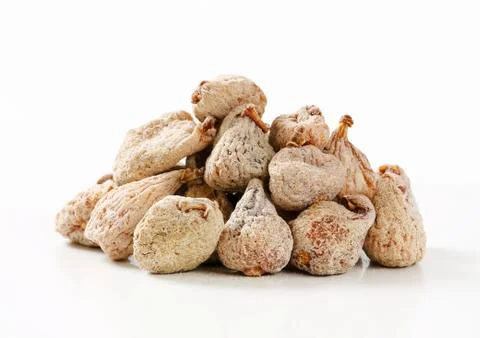 Studio shot of dried figs Stock Photos