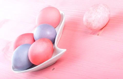Studio shot of easter eggs Stock Photos