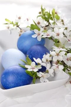 Studio shot of easter eggs Stock Photos