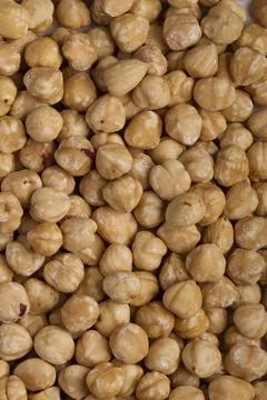 Studio shot of hazelnuts Foto stock