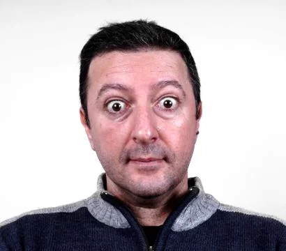 Studio shot of a man on white background Stock Photos