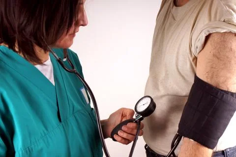 Studio shot of a nurse at work Stock Photos
