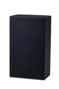 Studio shot of a Small black box isolated on white with clipping path Stock Photos