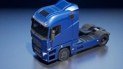 Studio shot of a tractor Stock Footage 128755180