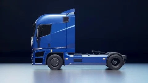 Studio shot of a tractor Stock Footage 128762874