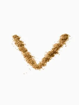 Studio shot of Tumeric Powder on white background Stock Photos