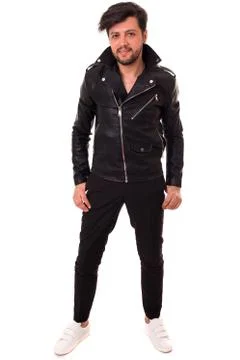 Studio shot of a young man Stock Photos